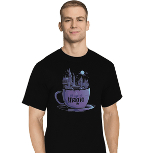 Shirts T-Shirts, Tall / Large / Black A Cup Of Magic