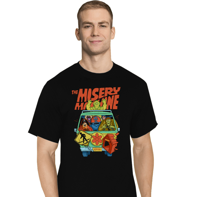 Daily_Deal_Shirts T-Shirts, Tall / Large / Black The Misery Machine