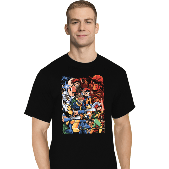 Daily_Deal_Shirts T-Shirts, Tall / Large / Black Mutant Pilgrim