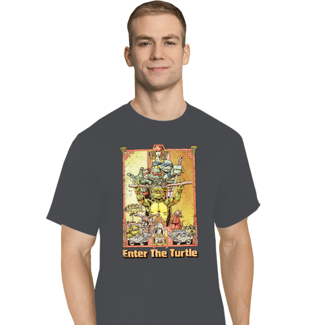Secret_Shirts T-Shirts, Tall / Large / Charcoal Enter The Turtles