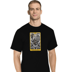 Shirts T-Shirts, Tall / Large / Black Tarot Temperance