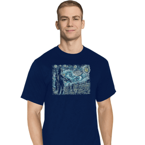 Secret_Shirts T-Shirts, Tall / Large / Navy Starry Wars