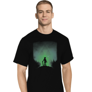 Shirts T-Shirts, Tall / Large / Black Link, Hylian Warrior