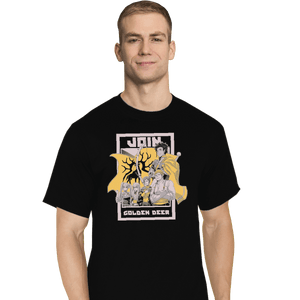 Shirts T-Shirts, Tall / Large / Black Join Golden Deer