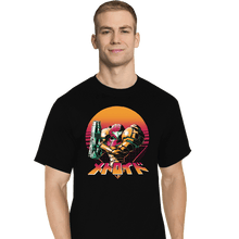 Load image into Gallery viewer, Secret_Shirts T-Shirts, Tall / Large / Black Retro Space Hunter
