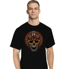 Load image into Gallery viewer, Daily_Deal_Shirts T-Shirts, Tall / Large / Black Rebel Helmet
