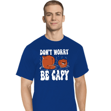 Load image into Gallery viewer, Shirts T-Shirts, Tall / Large / Royal Blue Be Capy
