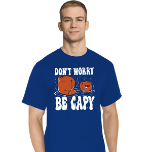 Shirts T-Shirts, Tall / Large / Royal Blue Be Capy