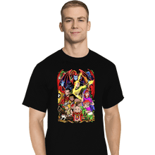 Load image into Gallery viewer, Shirts T-Shirts, Tall / Large / Black D&amp;D Fighter

