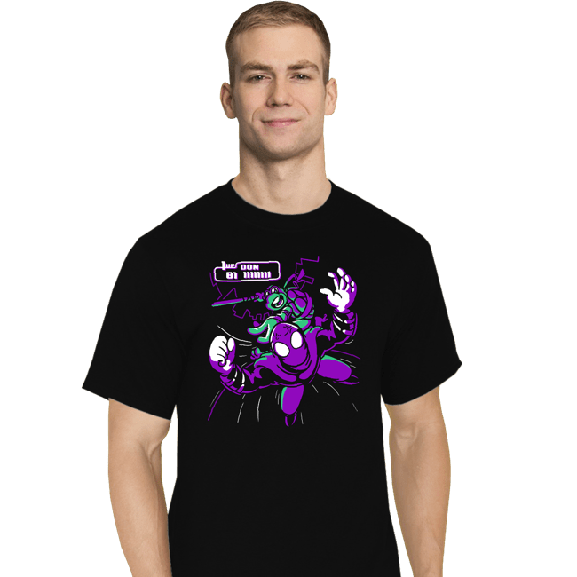 Daily_Deal_Shirts T-Shirts, Tall / Large / Black Turtle In Time
