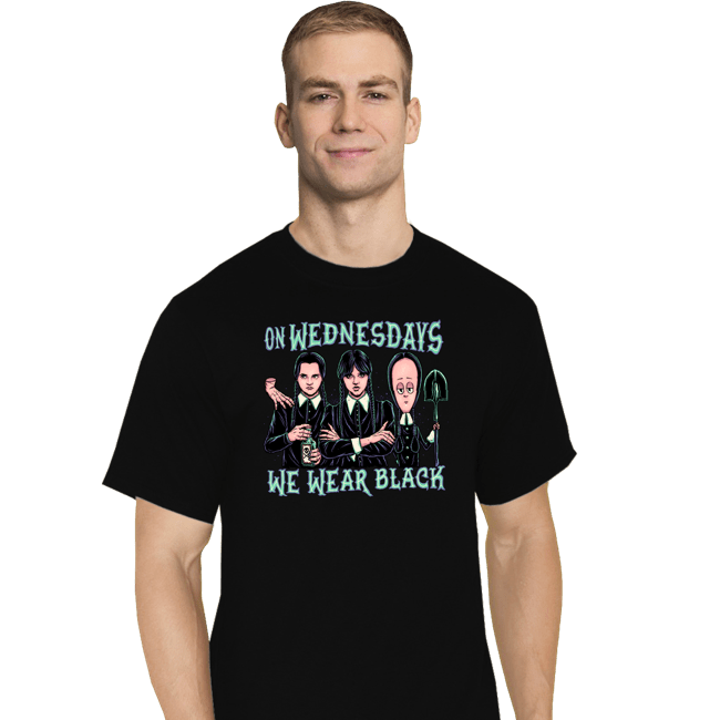Daily_Deal_Shirts T-Shirts, Tall / Large / Black Wednesday Club