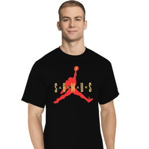 Shirts T-Shirts, Tall / Large / Black Aran Jordan