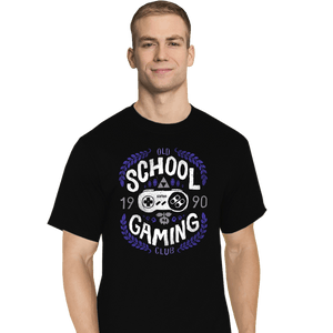 Shirts T-Shirts, Tall / Large / Black SNES Gaming Club