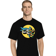 Load image into Gallery viewer, Daily_Deal_Shirts T-Shirts, Tall / Large / Black The Adventures Of The Night Knights
