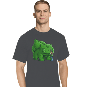 Shirts T-Shirts, Tall / Large / Charcoal Plant Type Monster