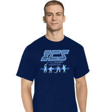 Load image into Gallery viewer, Shirts T-Shirts, Tall / Large / Navy Running Man ICS Legends
