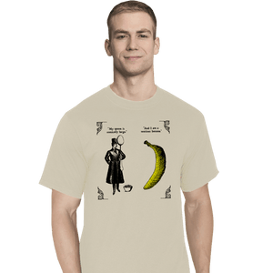 Shirts T-Shirts, Tall / Large / White The Olde Joke Of A Big Spoon And A Banana