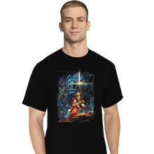 Load image into Gallery viewer, Secret_Shirts T-Shirts, Tall / Large / Black Zelda Wars
