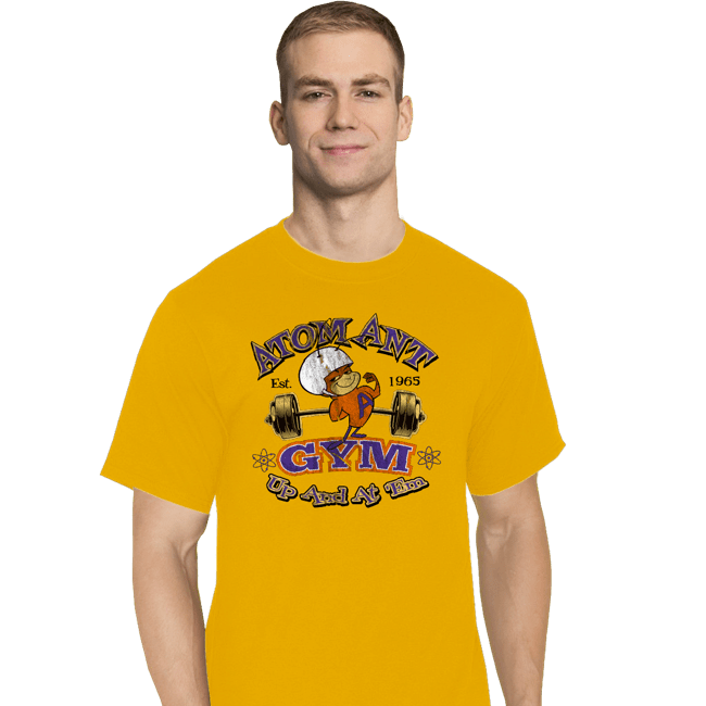 Shirts T-Shirts, Tall / Large / White Atomic Ant Gym