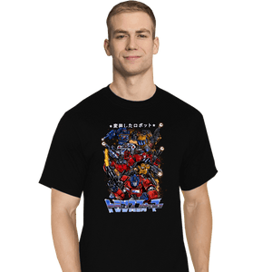 Secret_Shirts T-Shirts, Tall / Large / Black Autobots Squadron