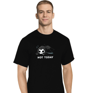 Shirts T-Shirts, Tall / Large / Black Not Today Death