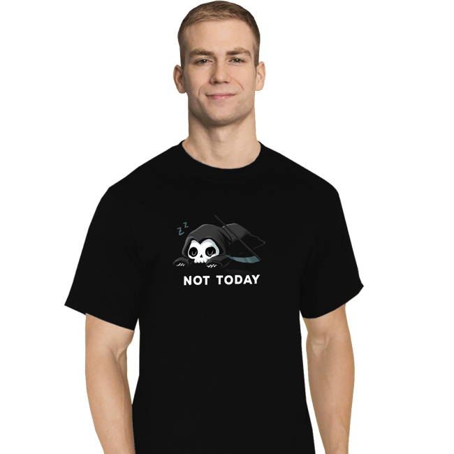 Shirts T-Shirts, Tall / Large / Black Not Today Death