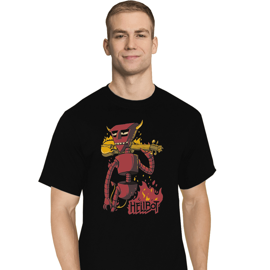 Shirts T-Shirts, Tall / Large / Black Hellbot