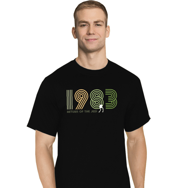Shirts T-Shirts, Tall / Large / Black 1983 Return Of The Jedi