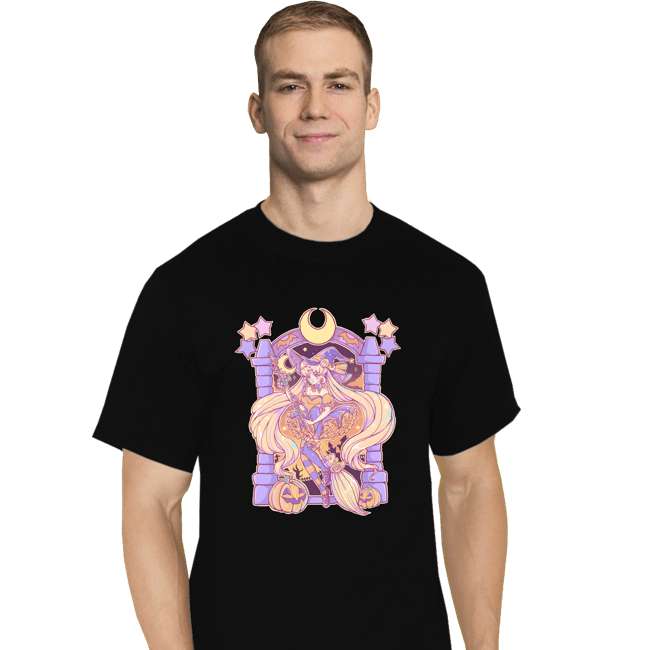 Shirts T-Shirts, Tall / Large / Black Sailor Halloween Moon