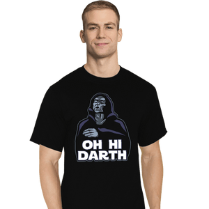 Daily_Deal_Shirts T-Shirts, Tall / Large / Black Oh Hi Darth