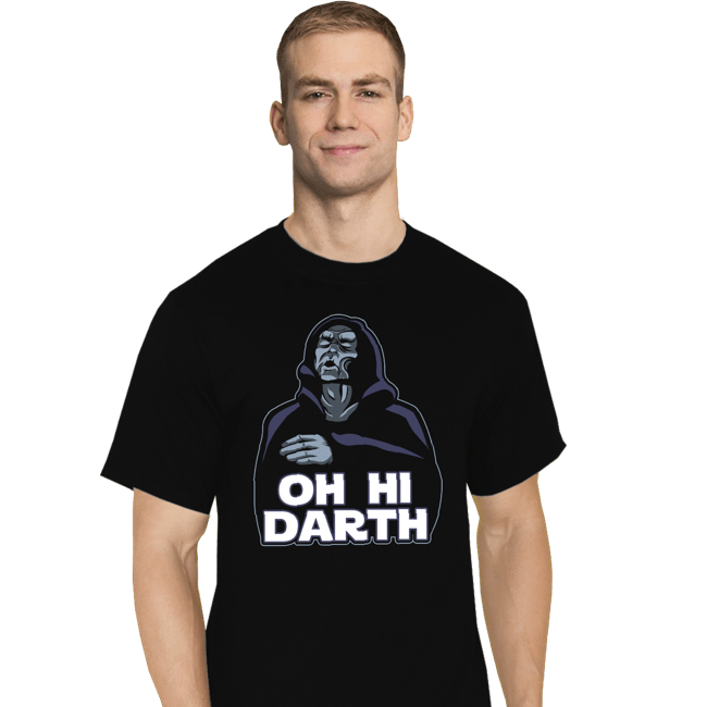 Daily_Deal_Shirts T-Shirts, Tall / Large / Black Oh Hi Darth