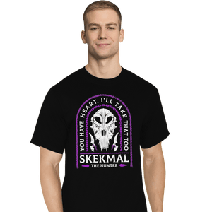 Shirts T-Shirts, Tall / Large / Black Skekmal The Hunter