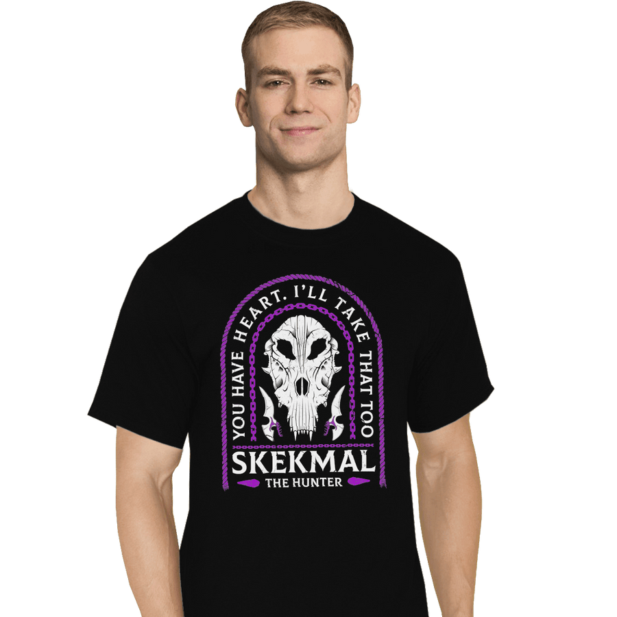 Shirts T-Shirts, Tall / Large / Black Skekmal The Hunter