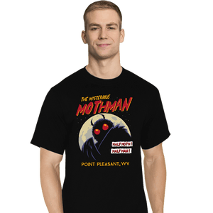 Daily_Deal_Shirts T-Shirts, Tall / Large / Black Mothman