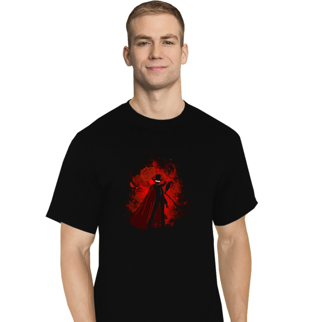 Shirts T-Shirts, Tall / Large / Black Tuxedo Art