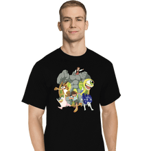 Load image into Gallery viewer, Daily_Deal_Shirts T-Shirts, Tall / Large / Black Vintage Monster Rancher
