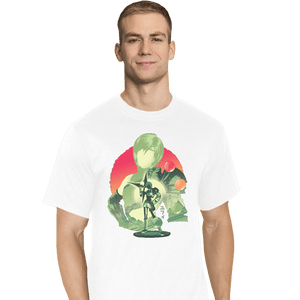 Daily_Deal_Shirts T-Shirts, Tall / Large / White Ninja Materia Hunter