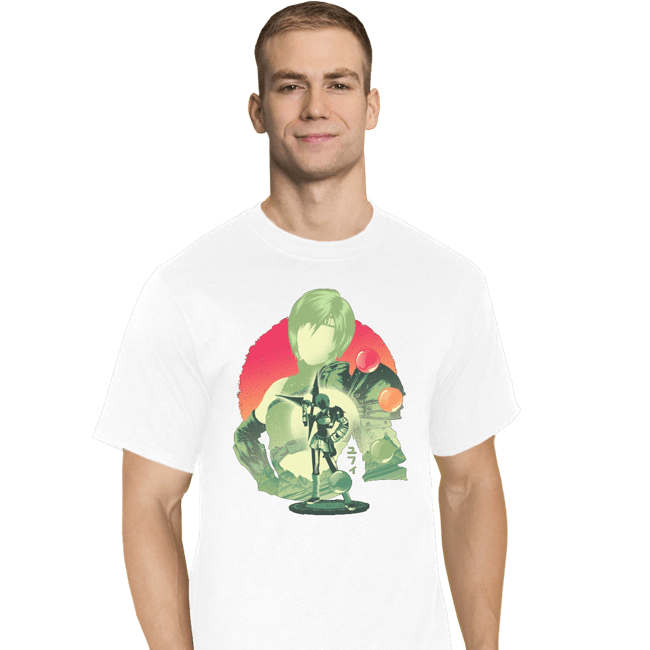 Daily_Deal_Shirts T-Shirts, Tall / Large / White Ninja Materia Hunter