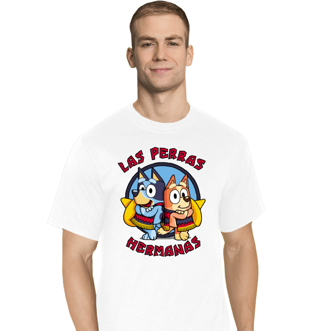 Secret_Shirts T-Shirts, Tall / Large / White Las Perras Hermanas