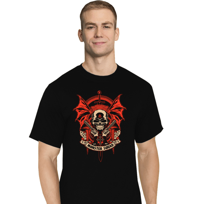 Secret_Shirts T-Shirts, Tall / Large / Black Monster Squad
