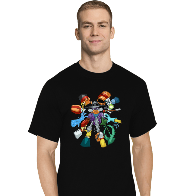 Secret_Shirts T-Shirts, Tall / Large / Black DarkWing Duck!