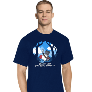 Daily_Deal_Shirts T-Shirts, Tall / Large / Navy Sock Sidequest