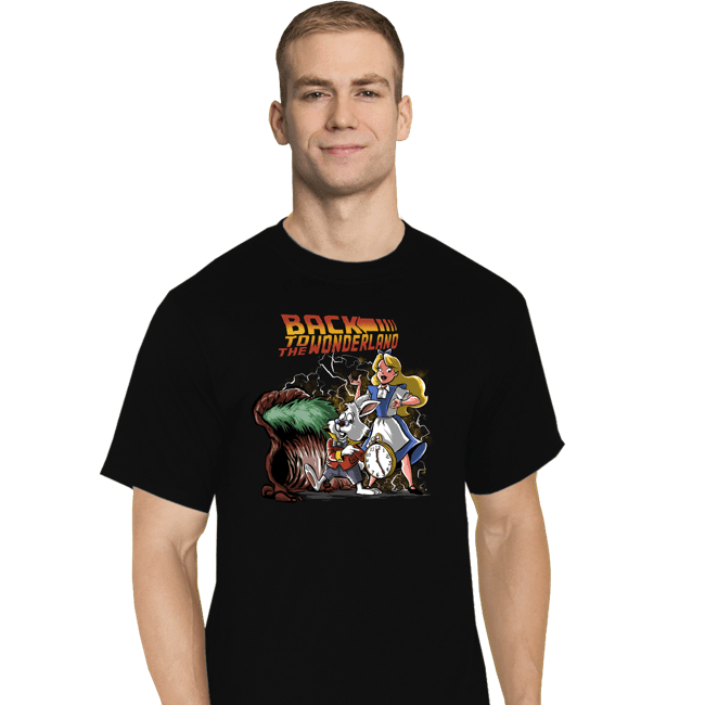 Daily_Deal_Shirts T-Shirts, Tall / Large / Black Back To The Wonderland