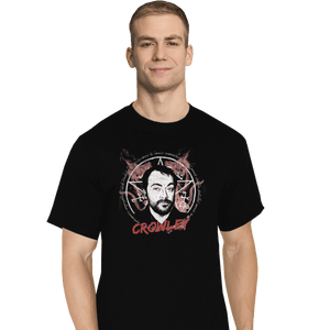 Shirts T-Shirts, Tall / Large / Black Supernatural Crowley