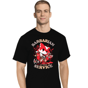 Daily_Deal_Shirts T-Shirts, Tall / Large / Black Barbarian's Call