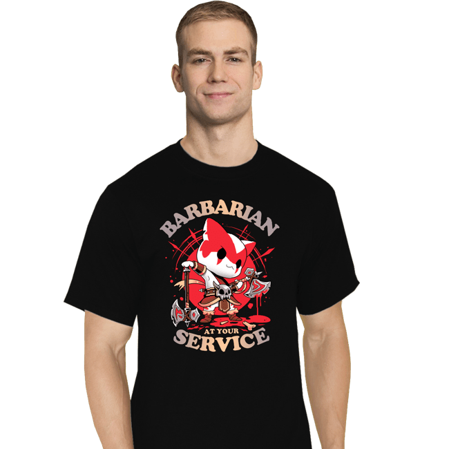 Daily_Deal_Shirts T-Shirts, Tall / Large / Black Barbarian's Call