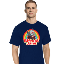 Load image into Gallery viewer, Shirts T-Shirts, Tall / Large / Navy Bifrost Jane

