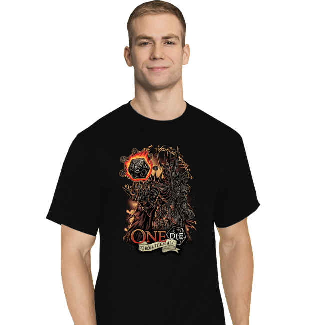 Daily_Deal_Shirts T-Shirts, Tall / Large / Black One Die