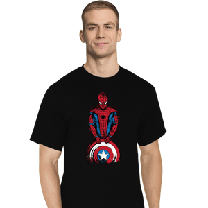 Shirts T-Shirts, Tall / Large / Black The Spider Is Coming
