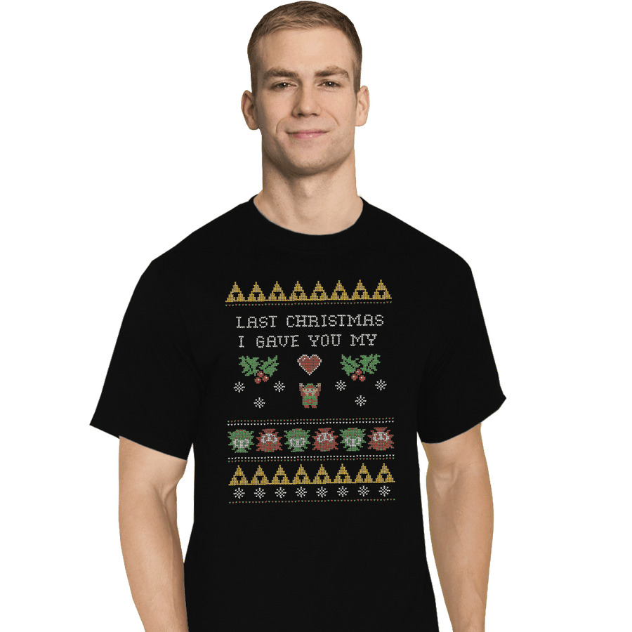 Shirts T-Shirts, Tall / Large / Black Link To My Heart